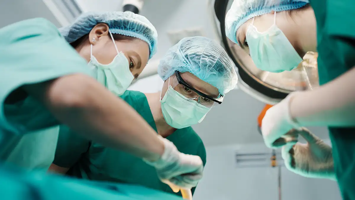 Lateraler Zugang zur Wirbelsäule